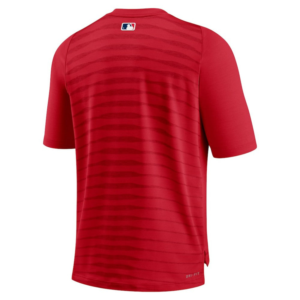 Boston Red Sox Nike Authentic Collection Pregame Raglan Performance V-Neck T-Shirt - Red - Nike Sale