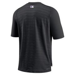 Colorado Rockies Nike Authentic Collection Pregame Raglan Performance V-Neck T-Shirt - Black - Nike Sale
