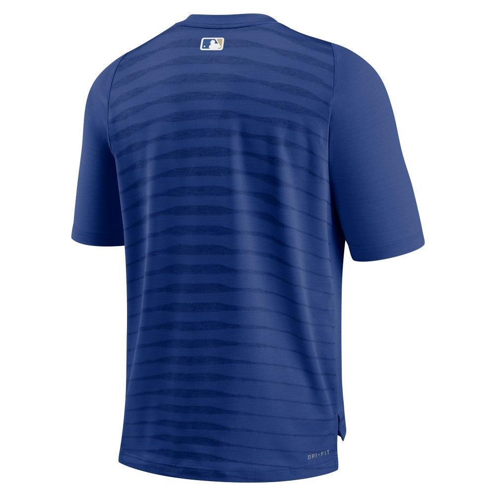 Kansas City Royals Nike Authentic Collection Pregame Raglan Performance V-Neck T-Shirt - Royal - Nike on Sale
