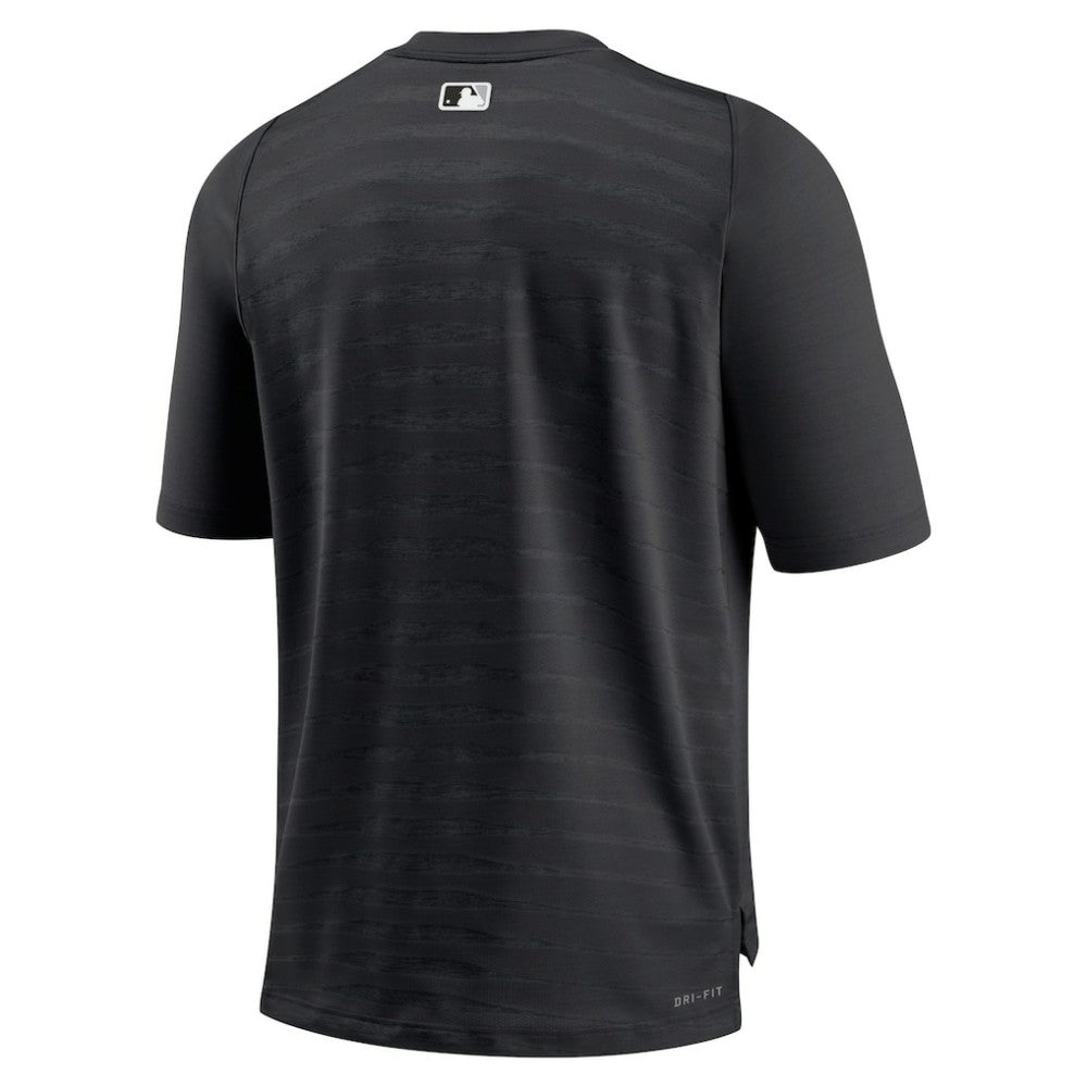 Chicago White Sox Nike Authentic Collection Pregame Raglan Performance V-Neck T-Shirt - Black - Nike Lifestyle
