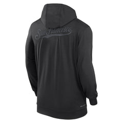 San Francisco Giants Nike Authentic Collection Travel Performance Lightweight Full-Zip Hoodie - Black - Nike Discount
