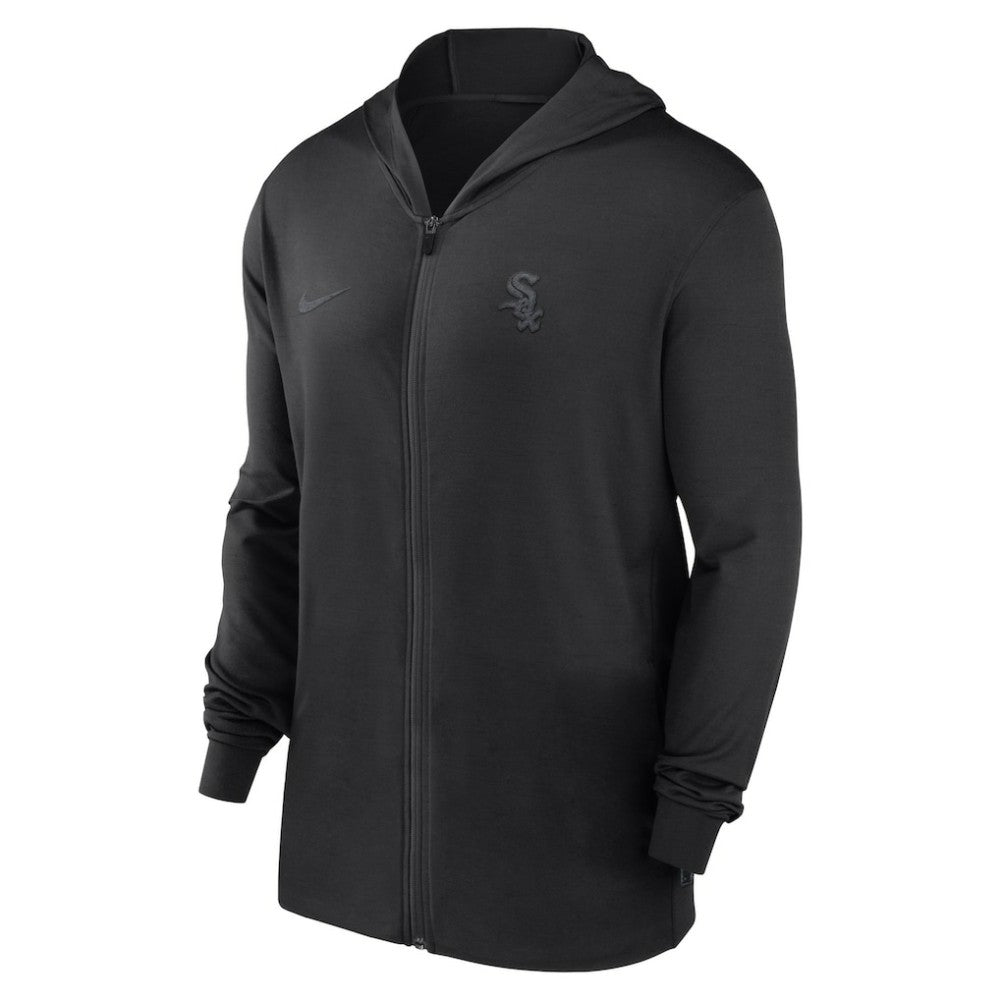 Chicago White Sox Nike Authentic Collection Travel Performance Lightweight Full-Zip Hoodie - Black - Nike on Sale