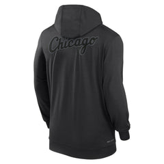 Chicago White Sox Nike Authentic Collection Travel Performance Lightweight Full-Zip Hoodie - Black - Nike on Sale