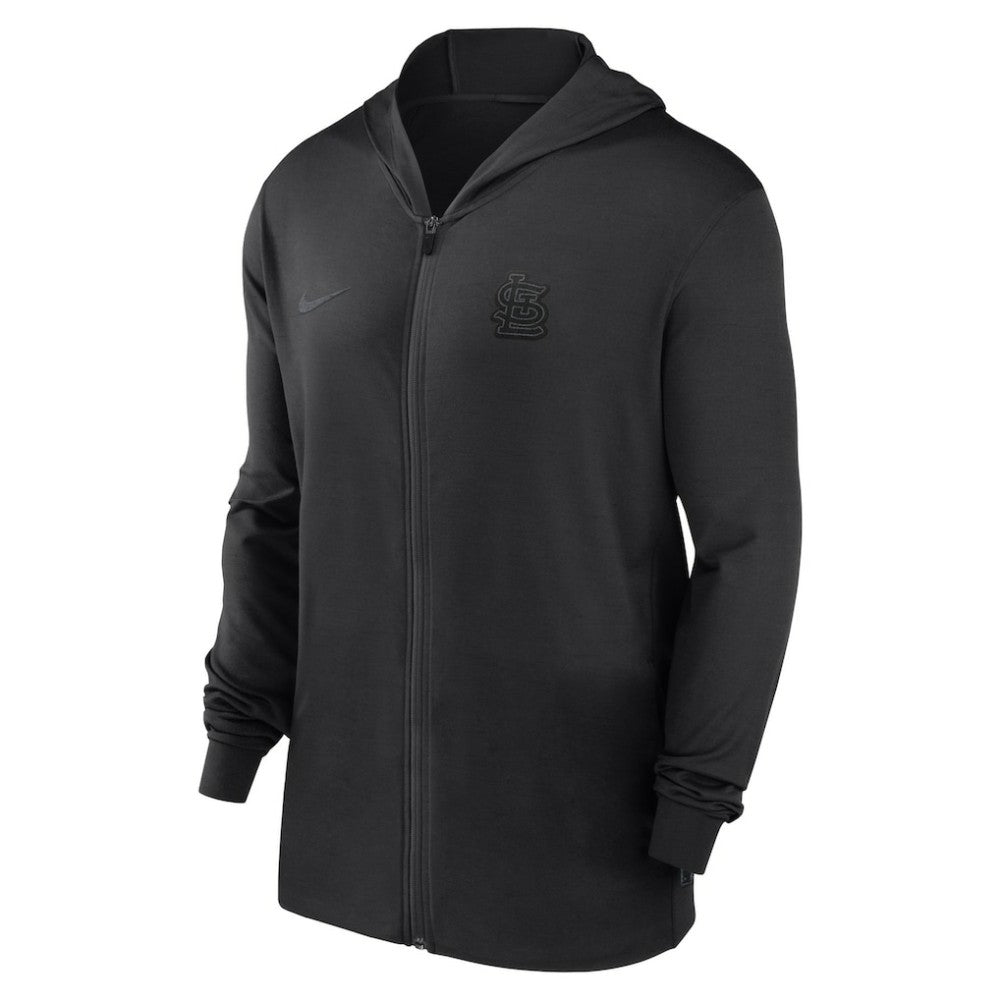 St. Louis Cardinals Nike Authentic Collection Travel Performance Lightweight Full-Zip Hoodie - Black - Nike Online