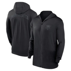 Minnesota Twins Nike Authentic Collection Travel Performance Lightweight Full-Zip Hoodie - - Nike on Sale