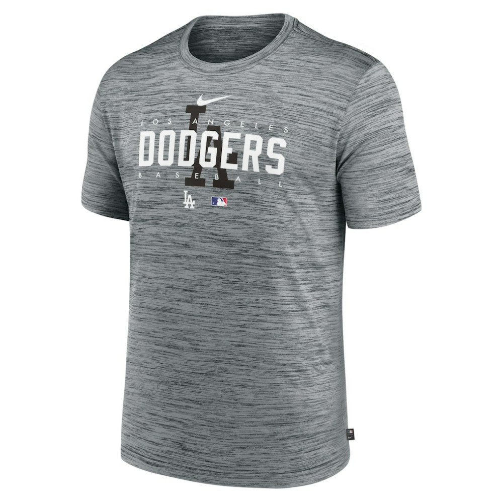 Los Angeles Dodgers Nike Authentic Collection Velocity Performance Practice T-Shirt - Heather Gray - Nike on Sale