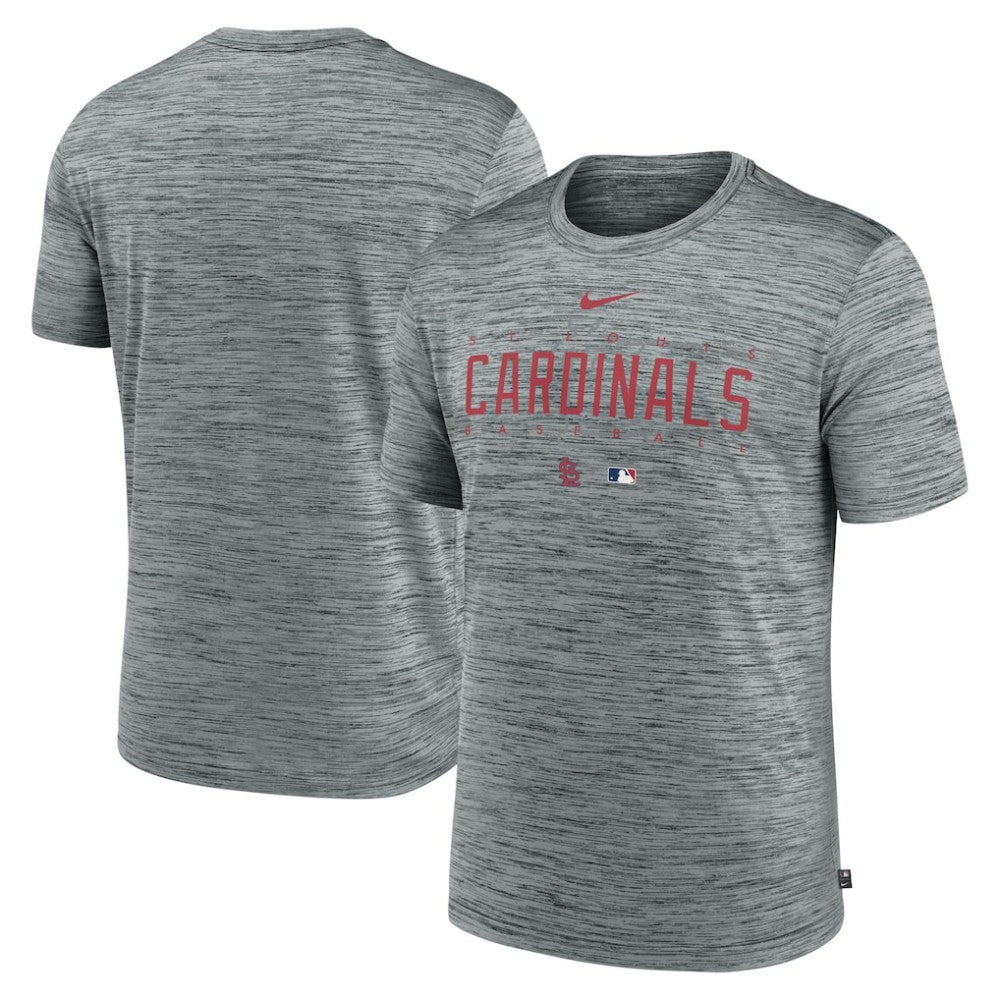 St. Louis Cardinals Nike Authentic Collection Velocity Performance Practice T-Shirt - Heather Gray - Nike Online