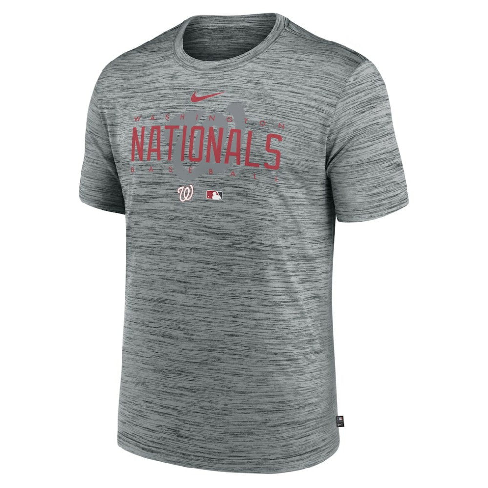 Washington Nationals Nike Authentic Collection Velocity Performance Practice T-Shirt - Heather Gray - Nike on Sale