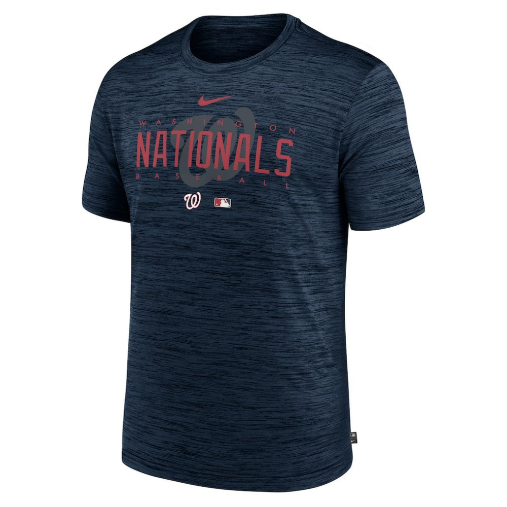 Washington Nationals Nike Authentic Collection Velocity Performance Practice T-Shirt - Navy - Nike Online
