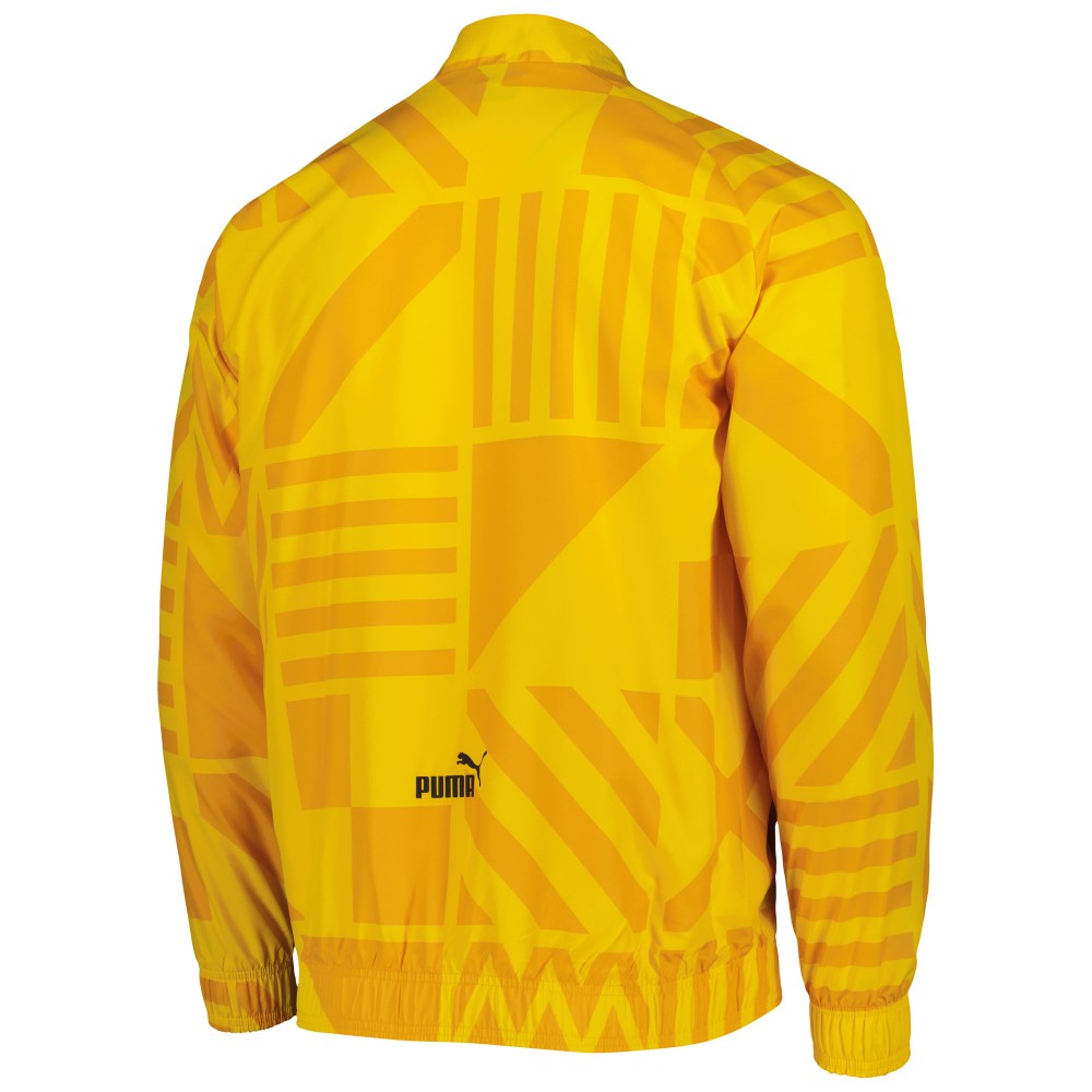 Manchester City Pre-Match Raglan Full-Zip Training Jacket Yellow - Puma sale