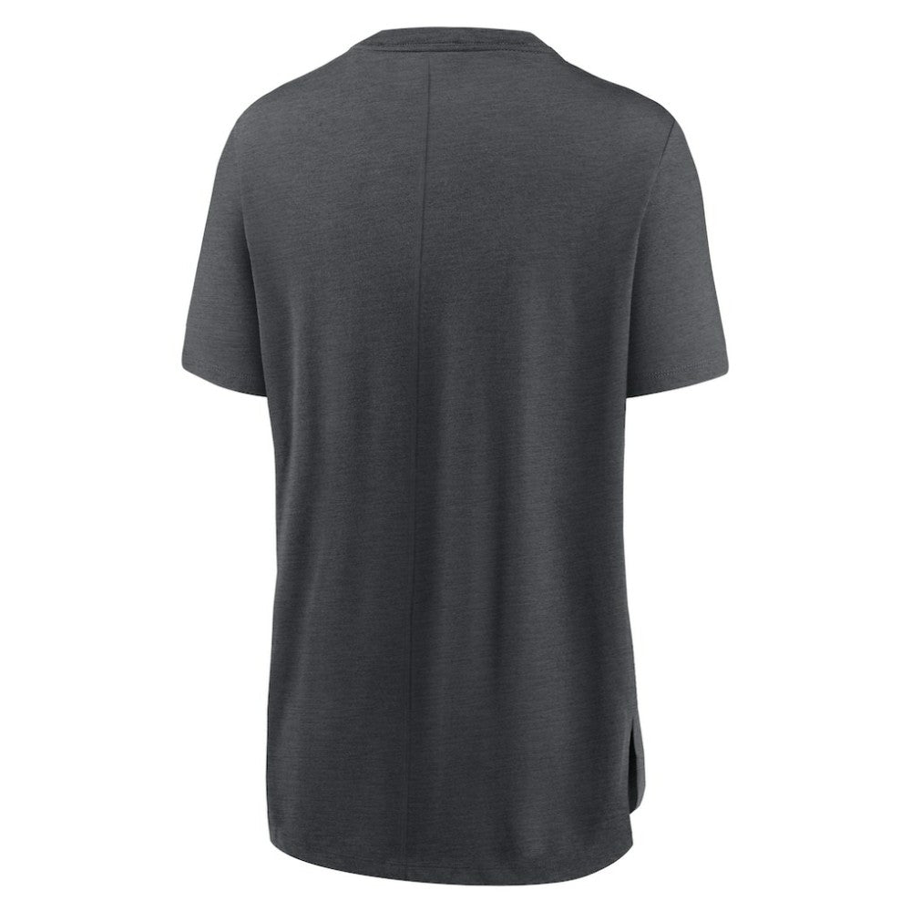 Houston Astros Nike Women's Authentic Collection Early Work Tri-Blend T-Shirt - Heather Charcoal - Nike on Sale