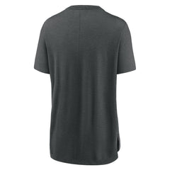 Minnesota Twins Nike Women's Authentic Collection Early Work Tri-Blend T-Shirt - Heather Charcoal - Nike Discount