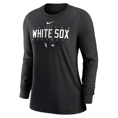 Chicago White Sox Nike Women's Authentic Collection Legend Performance Long Sleeve T-Shirt - Black - Nike Sale
