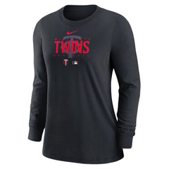 Minnesota Twins Nike Women's Authentic Collection Legend Performance Long Sleeve T-Shirt - - Nike Discount