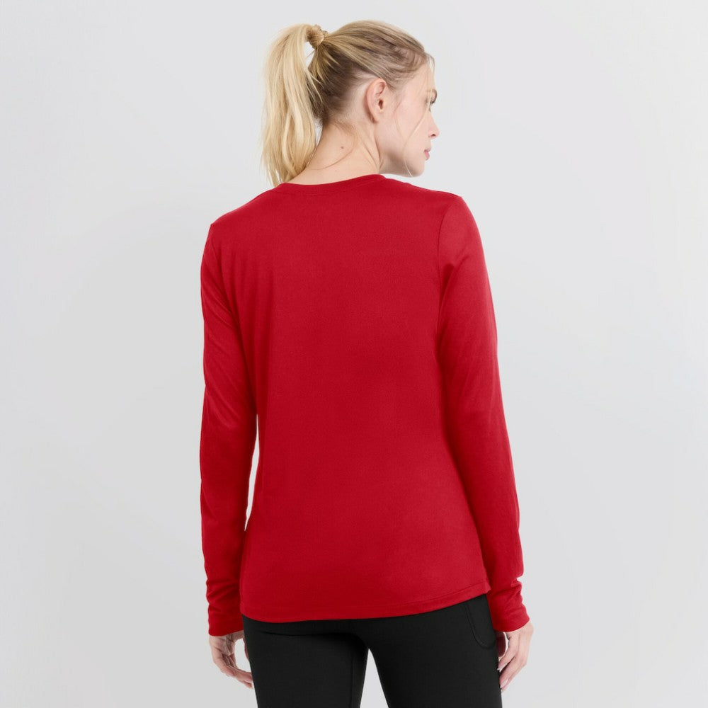 Washington Nationals Nike Women's Authentic Collection Legend Performance Long Sleeve T-Shirt - Red - Nike Discount