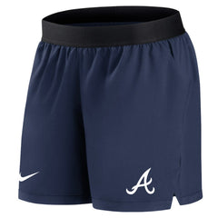 Atlanta Braves Nike Women's Authentic Collection Team Performance Shorts - Navy - Nike on Sale