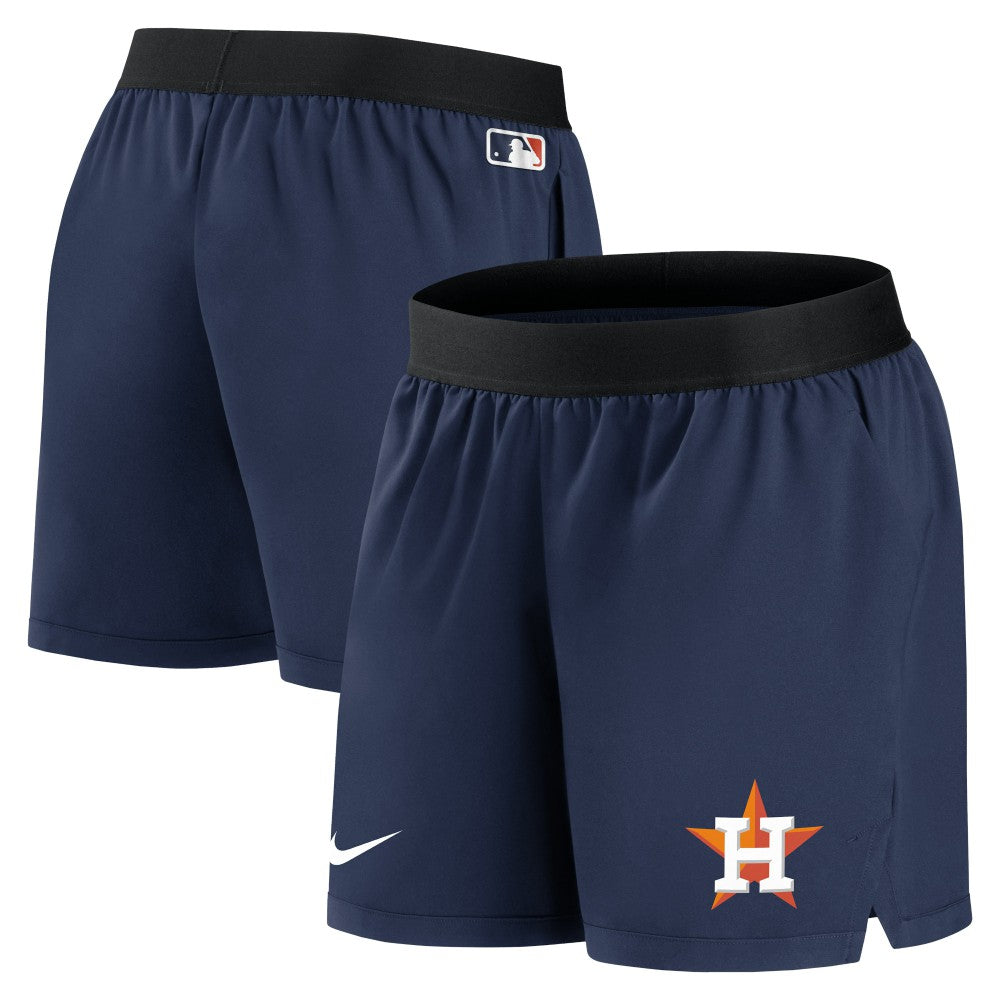 Houston Astros Nike Women's Authentic Collection Team Performance Shorts - Navy - Nike Sale