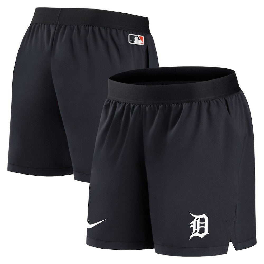 Detroit Tigers Nike Women's Authentic Collection Team Performance Shorts - Navy - Nike on Sale