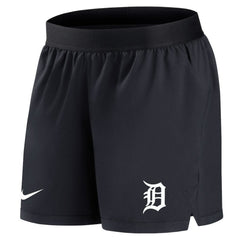 Detroit Tigers Nike Women's Authentic Collection Team Performance Shorts - Navy - Nike on Sale