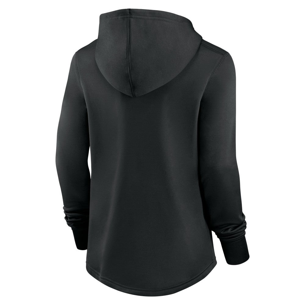 Miami Marlins Nike Women's Authentic Collection Pregame Performance Pullover Hoodie - Black - Nike Online
