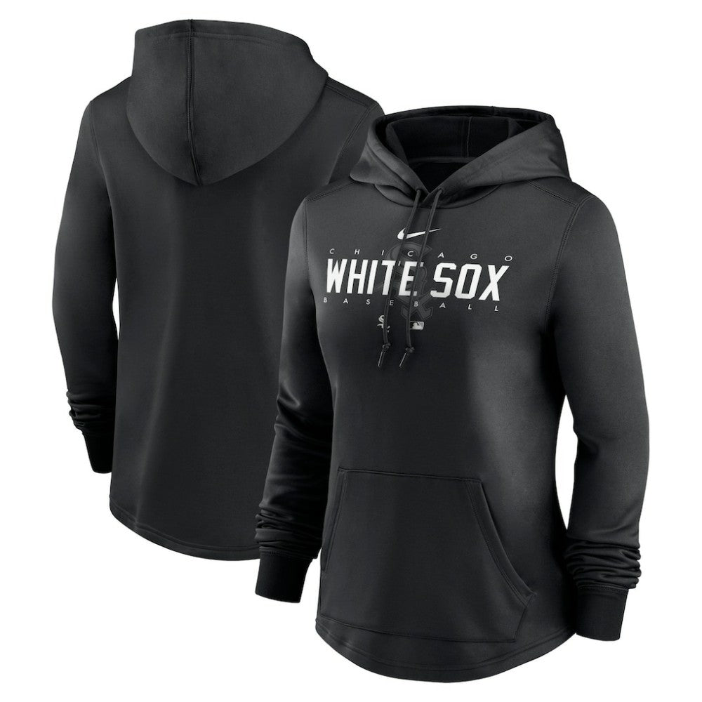 Chicago White Sox Nike Women's Authentic Collection Pregame Performance Pullover Hoodie - Black - Nike Sale