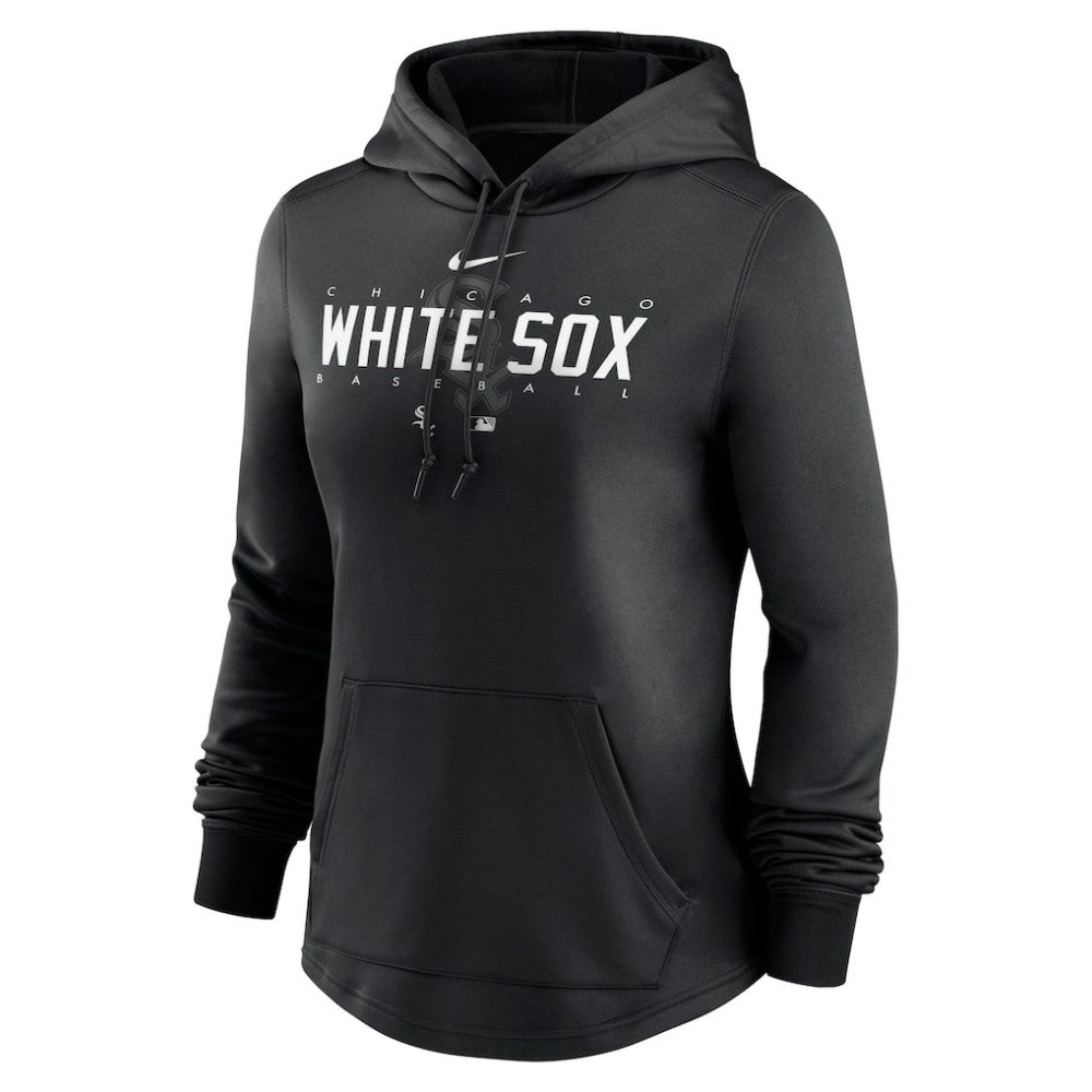 Chicago White Sox Nike Women's Authentic Collection Pregame Performance Pullover Hoodie - Black - Nike Sale