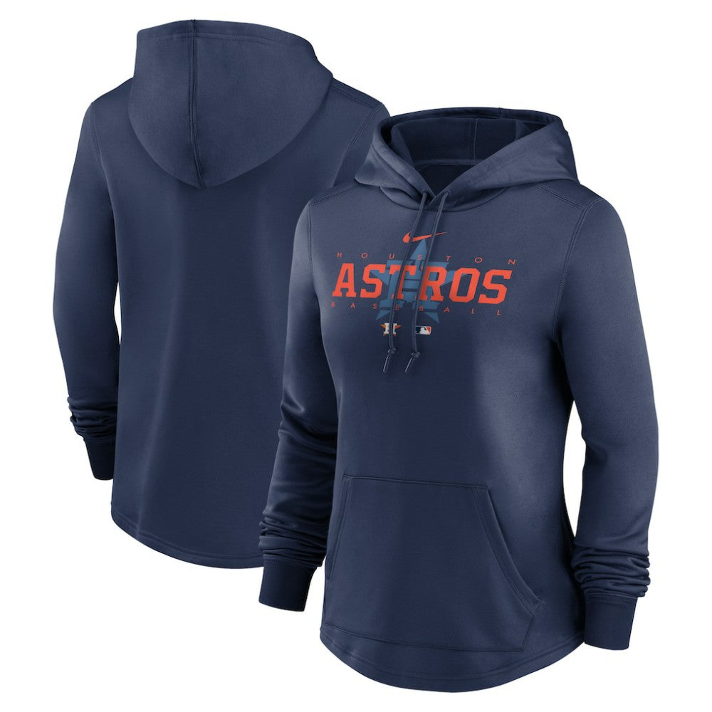 Houston Astros Nike Women's Authentic Collection Pregame Performance Pullover Hoodie - Navy - Nike Sale