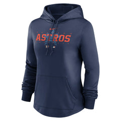 Houston Astros Nike Women's Authentic Collection Pregame Performance Pullover Hoodie - Navy - Nike Sale