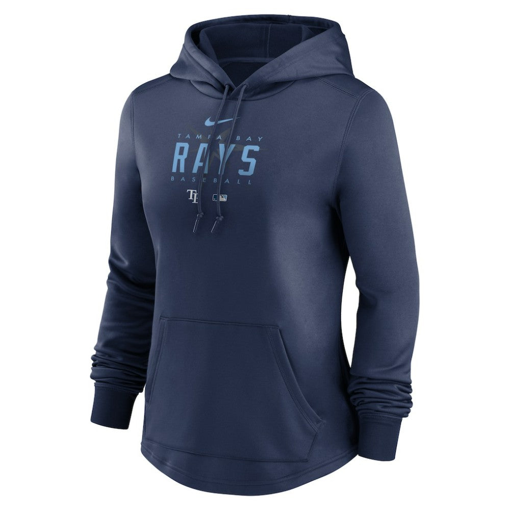Tampa Bay Rays Nike Women's Authentic Collection Pregame Performance Pullover Hoodie - Navy - Nike Discount