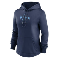 Tampa Bay Rays Nike Women's Authentic Collection Pregame Performance Pullover Hoodie - Navy - Nike Discount