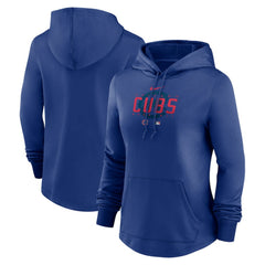 Chicago Cubs Nike Women's Authentic Collection Pregame Performance Pullover Hoodie - Royal - Nike Sale