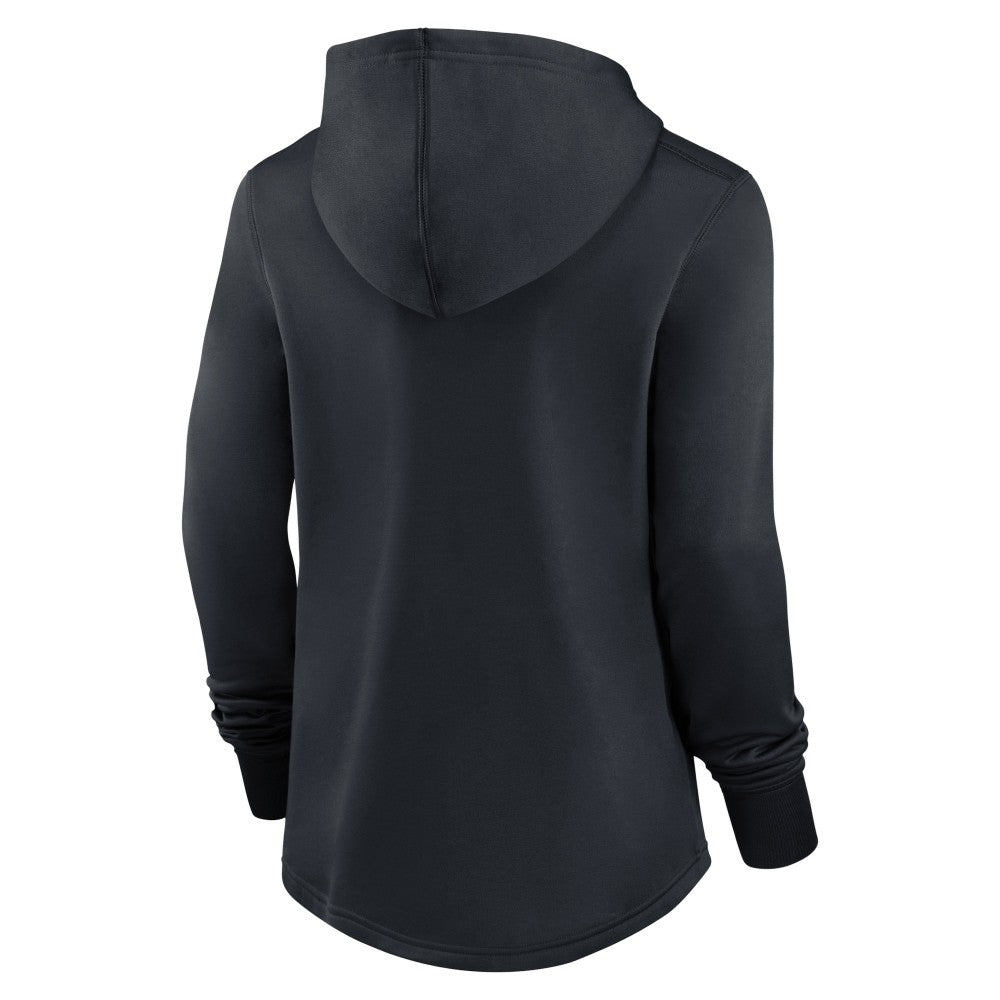 Cleveland Guardians Nike Women's Authentic Collection Pregame Performance Pullover Hoodie - Navy - Nike on Sale
