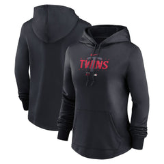 Minnesota Twins Nike Women's Authentic Collection Pregame Performance Pullover Hoodie - Black - Nike Sale