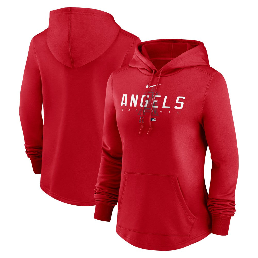 Los Angeles Angels Nike Women's Authentic Collection Pregame Performance Pullover Hoodie - Red - Nike Discount