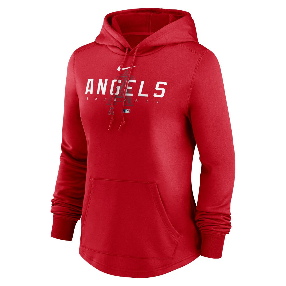 Los Angeles Angels Nike Women's Authentic Collection Pregame Performance Pullover Hoodie - Red - Nike Discount