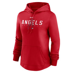 Los Angeles Angels Nike Women's Authentic Collection Pregame Performance Pullover Hoodie - Red - Nike Discount