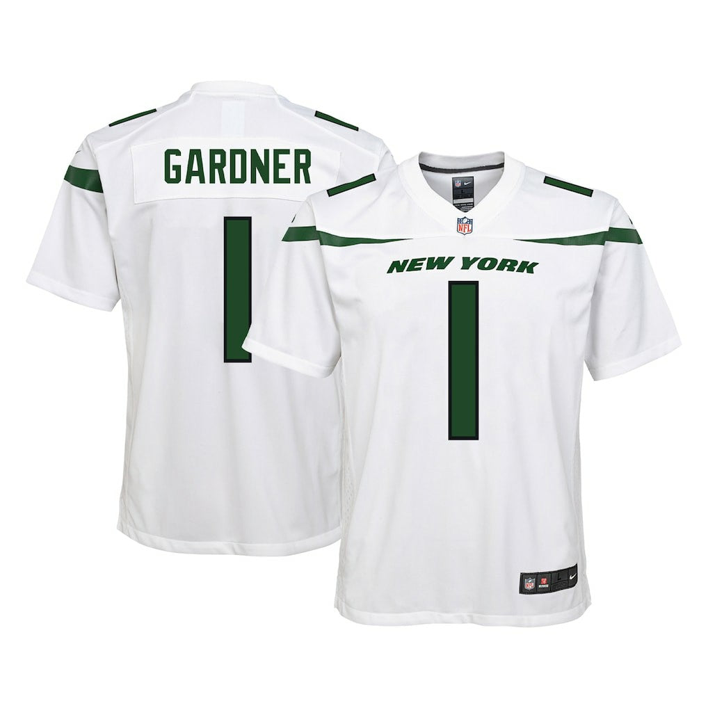 Nike Ahmad Sauce Gardner New York Jets Youth Game Jersey White