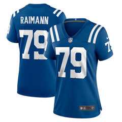 Nike Bernhard Raimann Indianapolis Colts Women's Player Game Jersey Royal