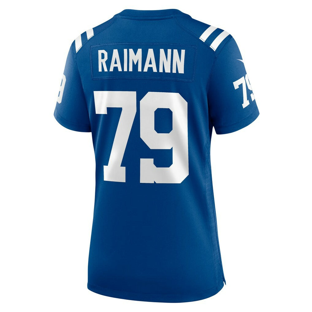 Nike Bernhard Raimann Indianapolis Colts Women's Player Game Jersey Royal