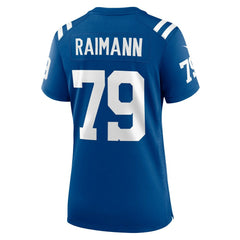 Nike Bernhard Raimann Indianapolis Colts Women's Player Game Jersey Royal