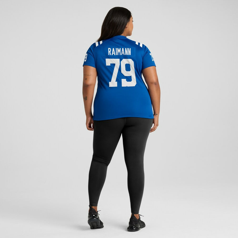 Nike Bernhard Raimann Indianapolis Colts Women's Player Game Jersey Royal
