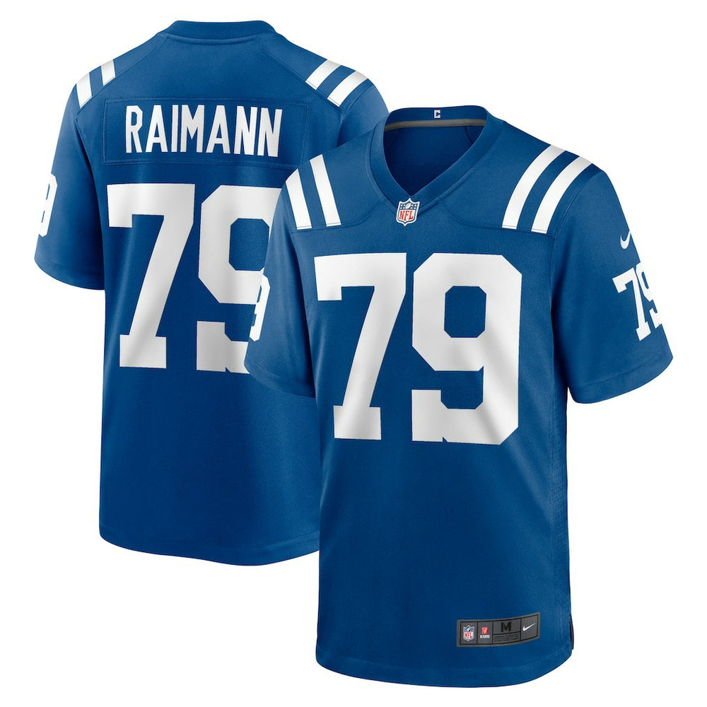 Nike Bernhard Raimann Indianapolis Colts Player Game Jersey Royal