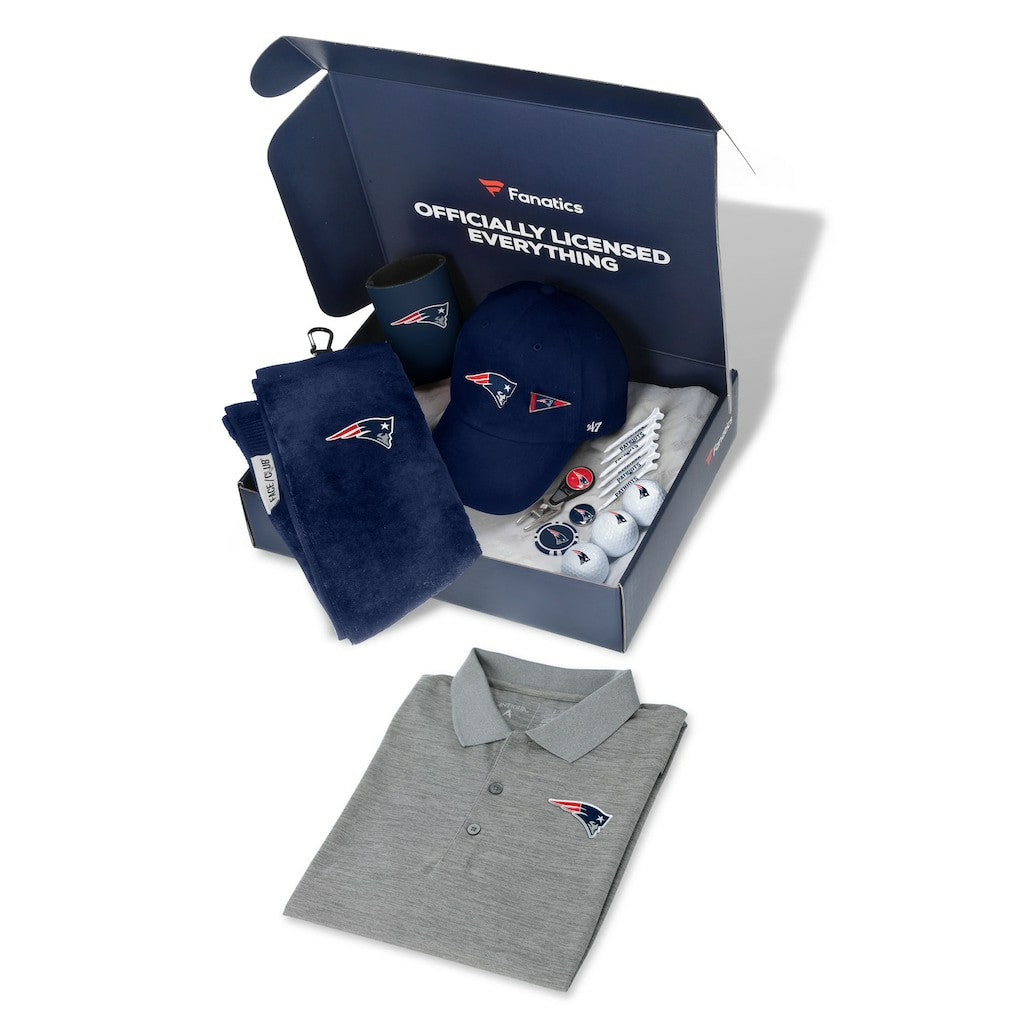 Fanatics New England Patriots WinCraft Pack Golf Themed Gift Box $155+ Value
