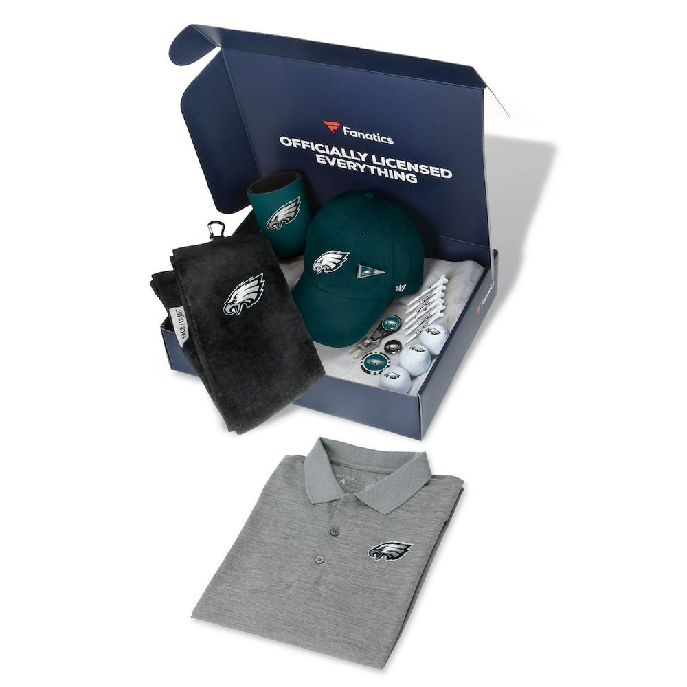 Fanatics Philadelphia Eagles WinCraft Pack Golf Themed Gift Box $155+ Value
