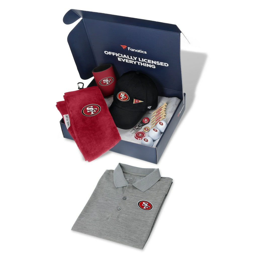 Fanatics San Francisco 49ers WinCraft Pack Golf Themed Gift Box $155+ Value