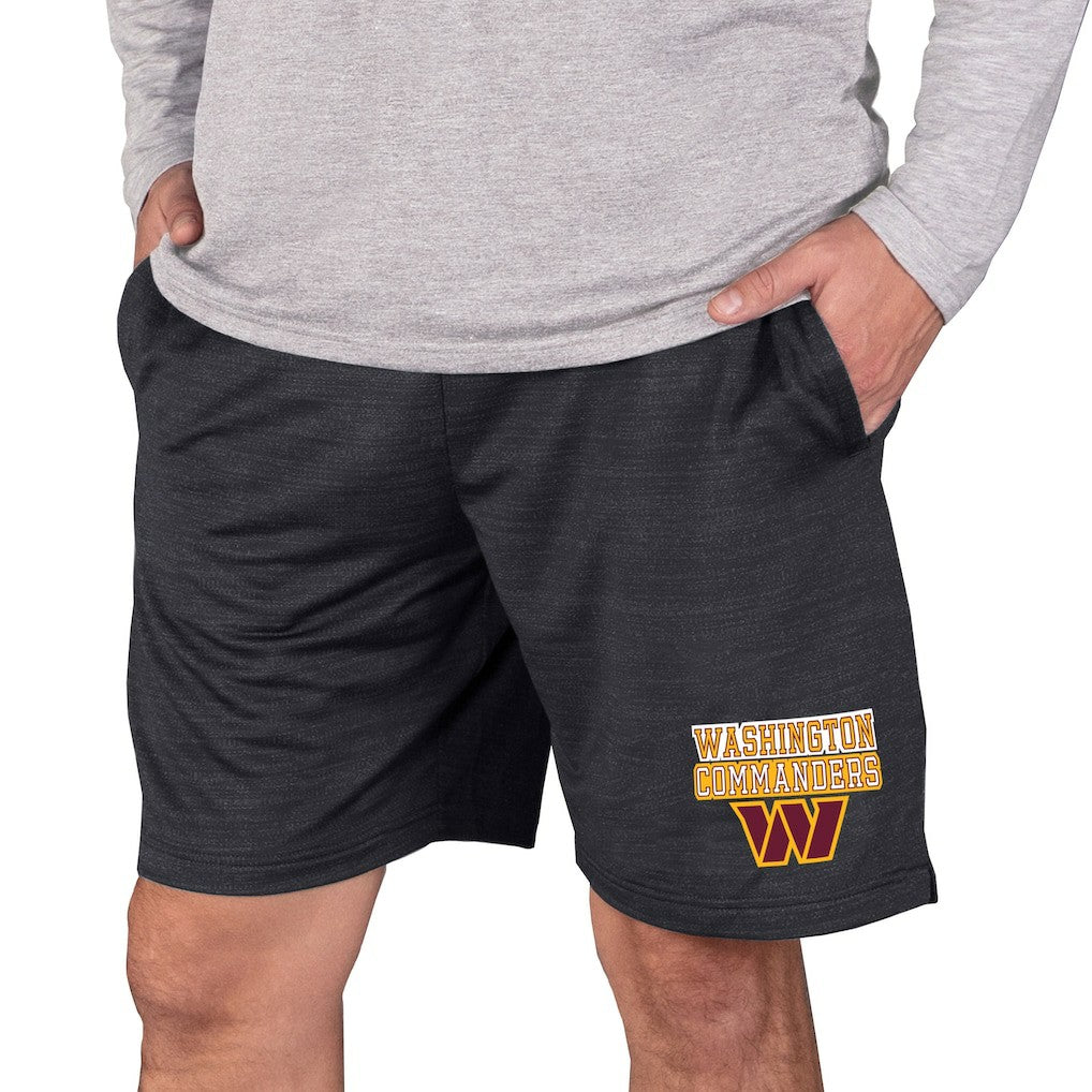 Washington Commanders Concepts Sport Bullseye Knit Jam Shorts Charcoal