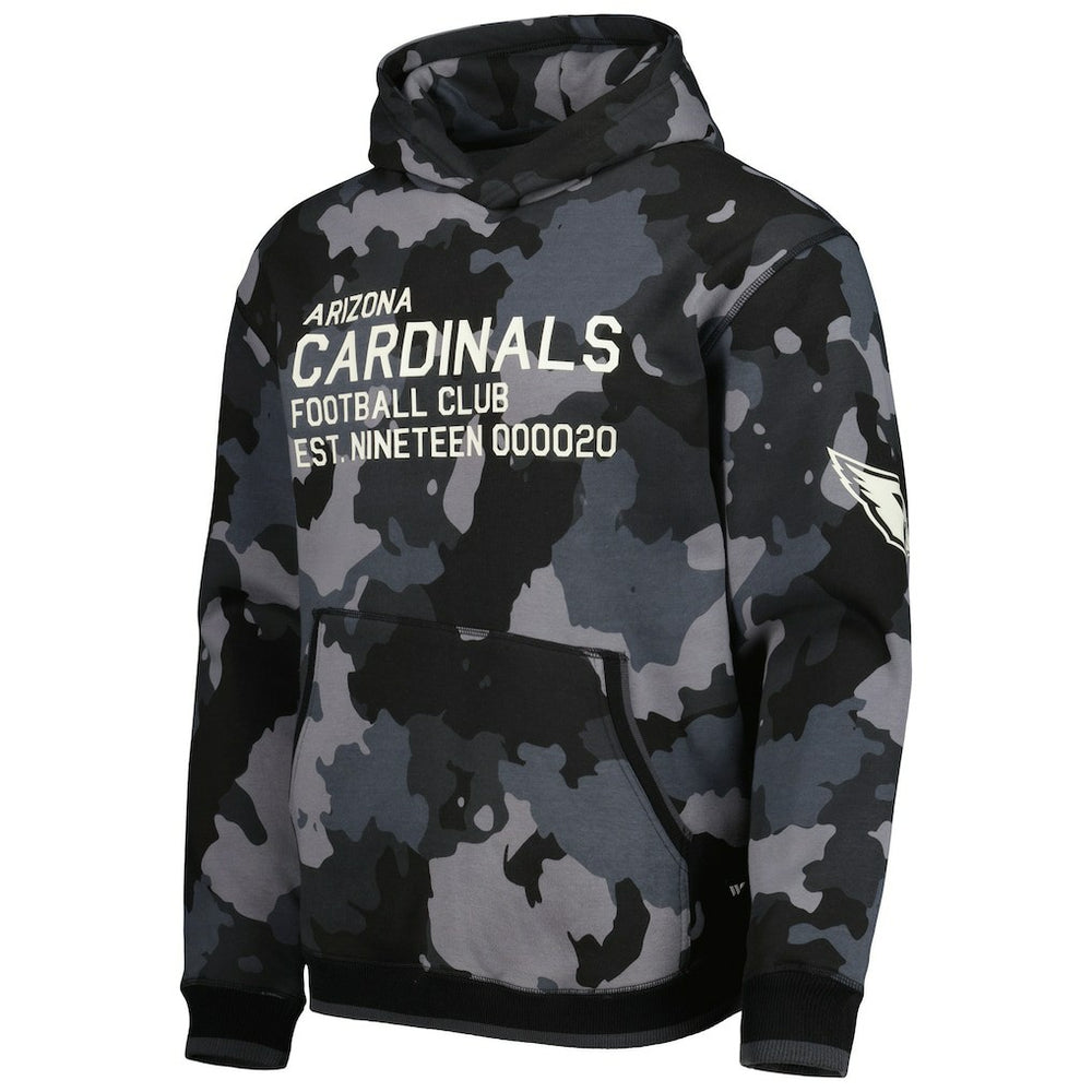 Arizona Cardinals The Wild Collective Camo Pullover Hoodie Black