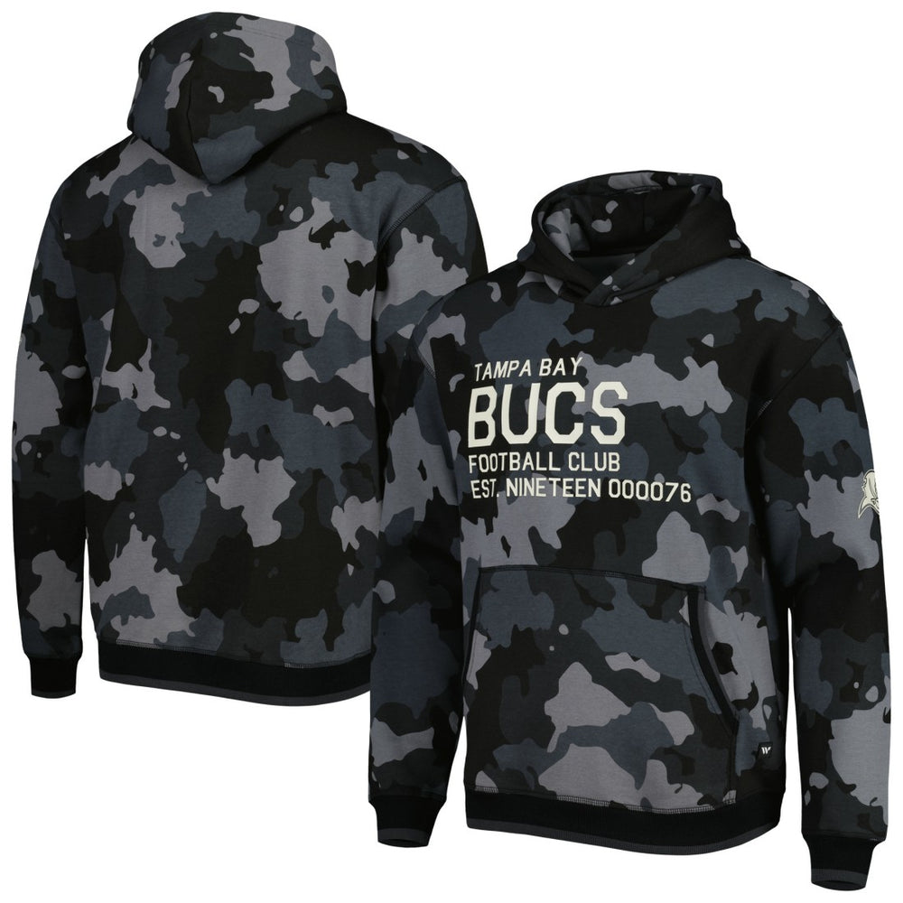 Tampa Bay Buccaneers The Wild Collective Camo Pullover Hoodie Black