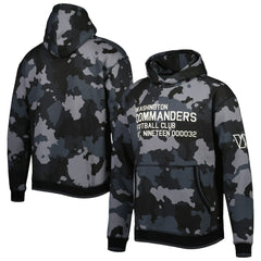 Washington Commanders The Wild Collective Camo Pullover Hoodie Black
