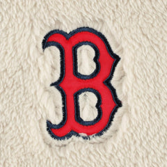 Boston Red Sox G-III 4Her by Carl Banks Women's Shuffle It Raglan Full-Zip Hoodie - Oatmeal/Navy - MLB Sale